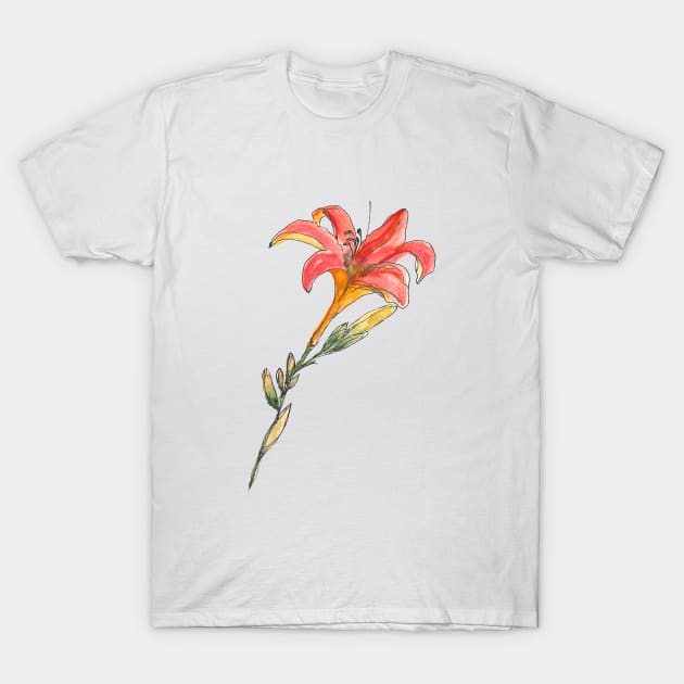 Lily – summer is here T-Shirt by Elena Ehrenberg